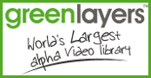 Greenlayers - greenscreen clip library